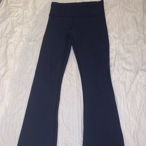 Navy blue lululemon groovy yoga pants